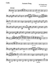 Autumn Song for String Quartet (Tchaikovsky P.I.)